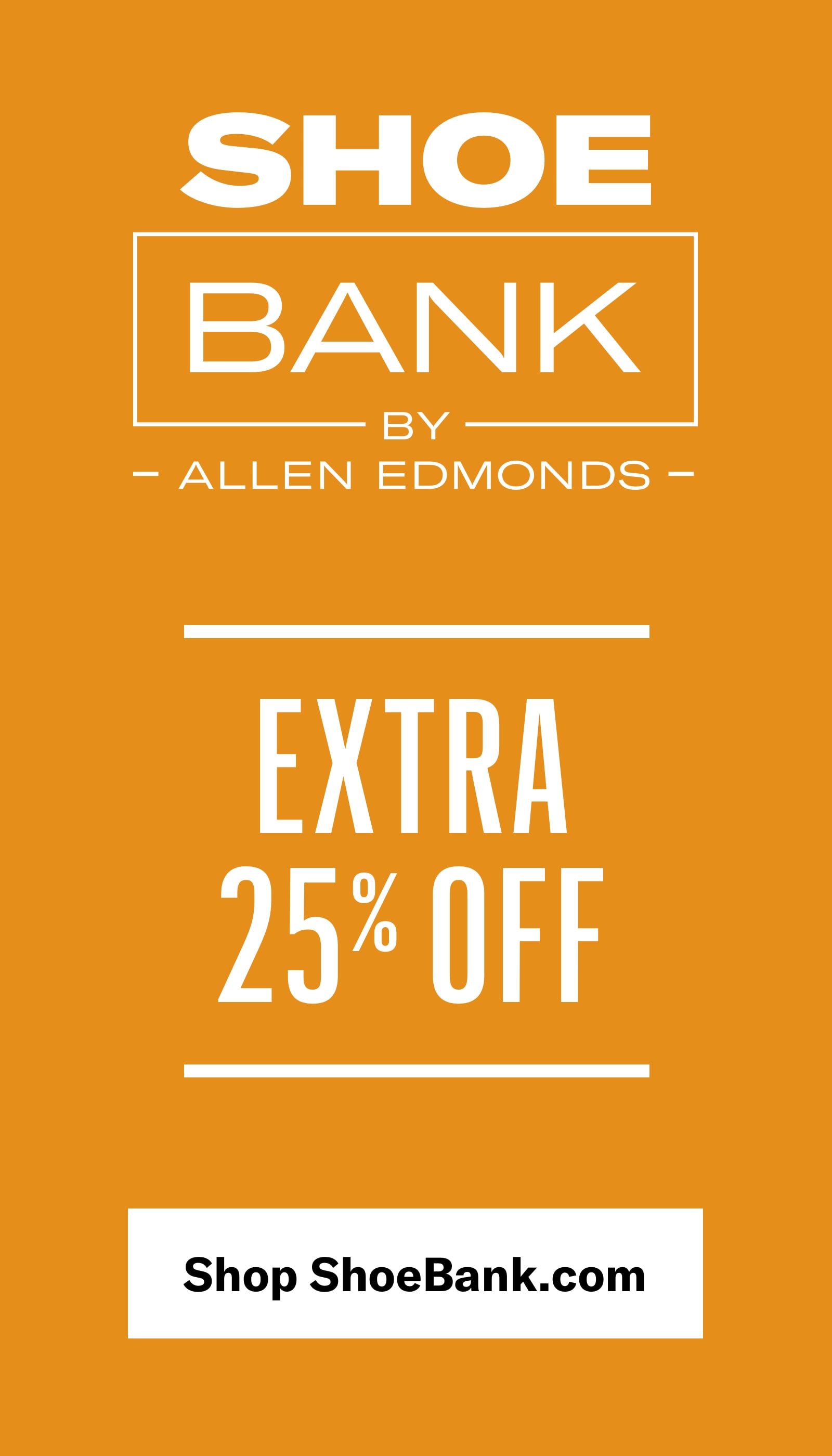 Save an extra 25% off