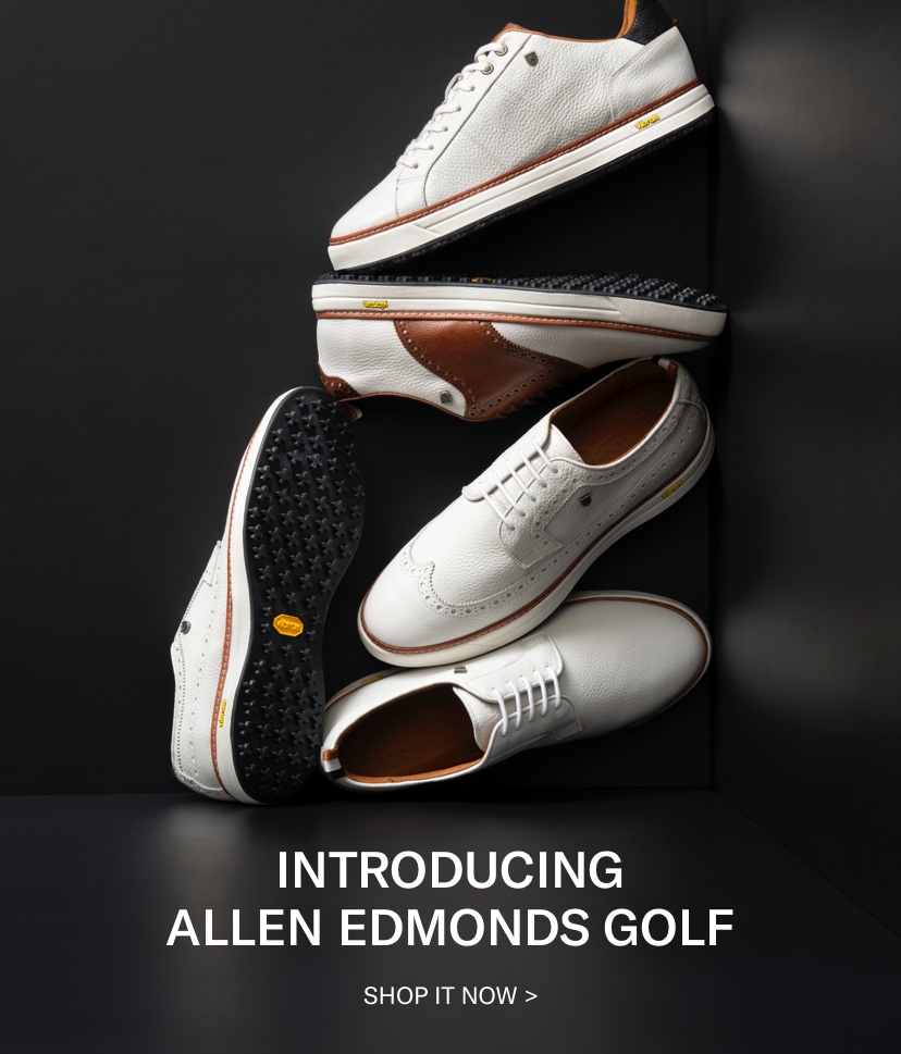 introducing allen edmonds golf shoes