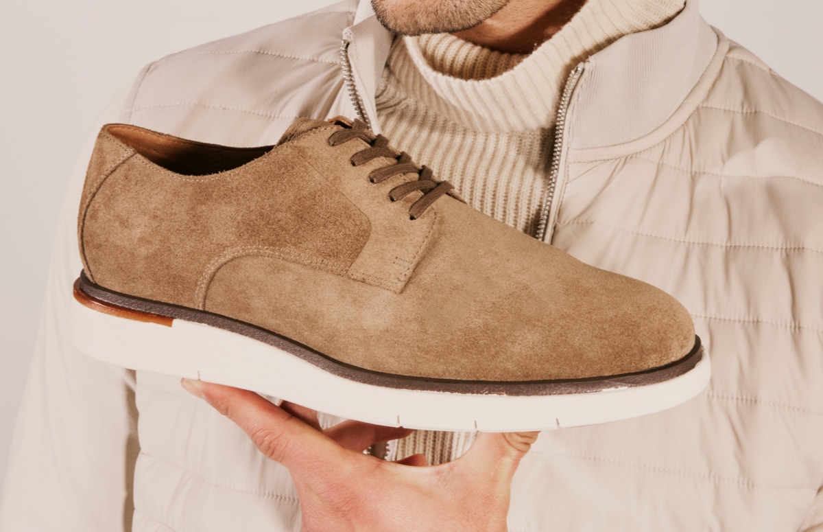suede hybrid dress shoes
