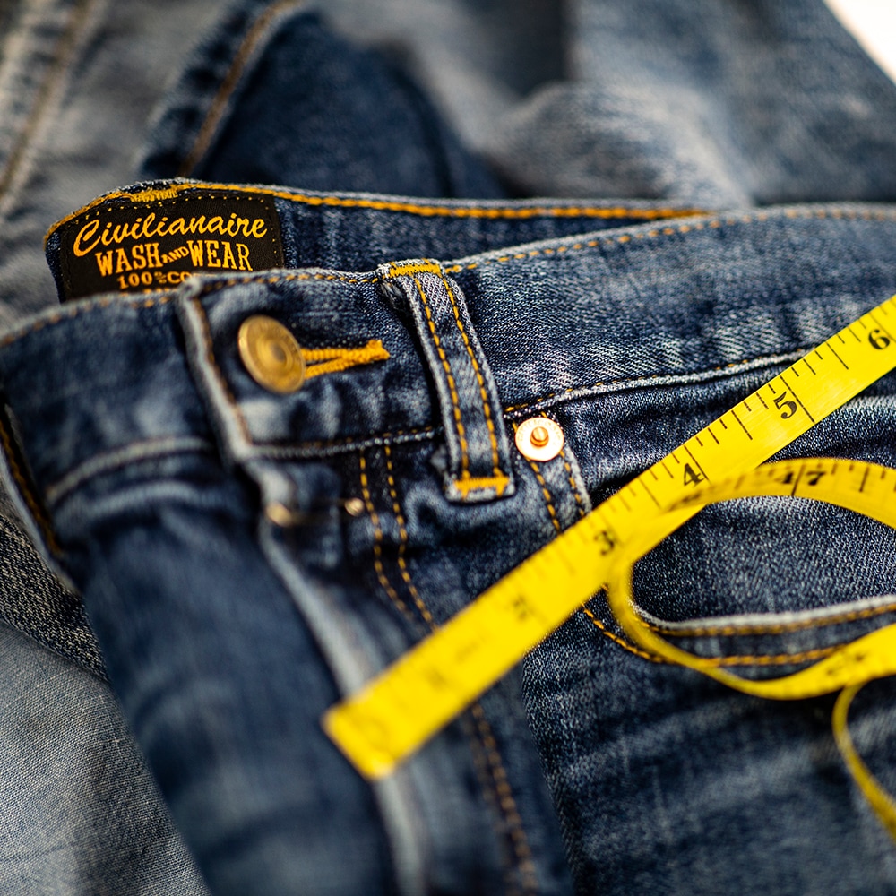 Civilianaire Jean, classic details, made in Los Angeles