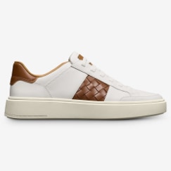 oliver slip on stretch lace sneaker with woven detail