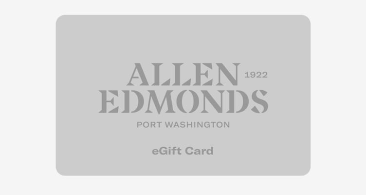 grey Allen Edmonds e gift card