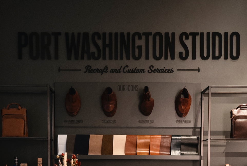 Customize your shoes at Port Washington Studio with Allen Edmonds!