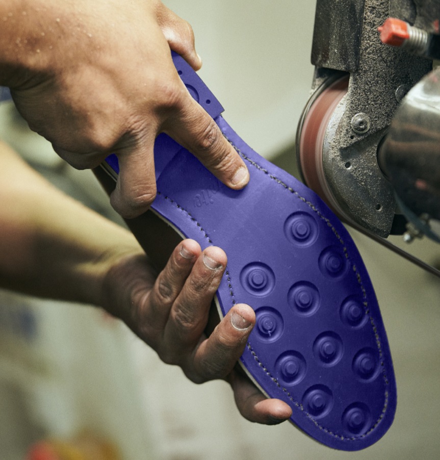 Customized footwear from Allen Edmonds Port Washington Studio