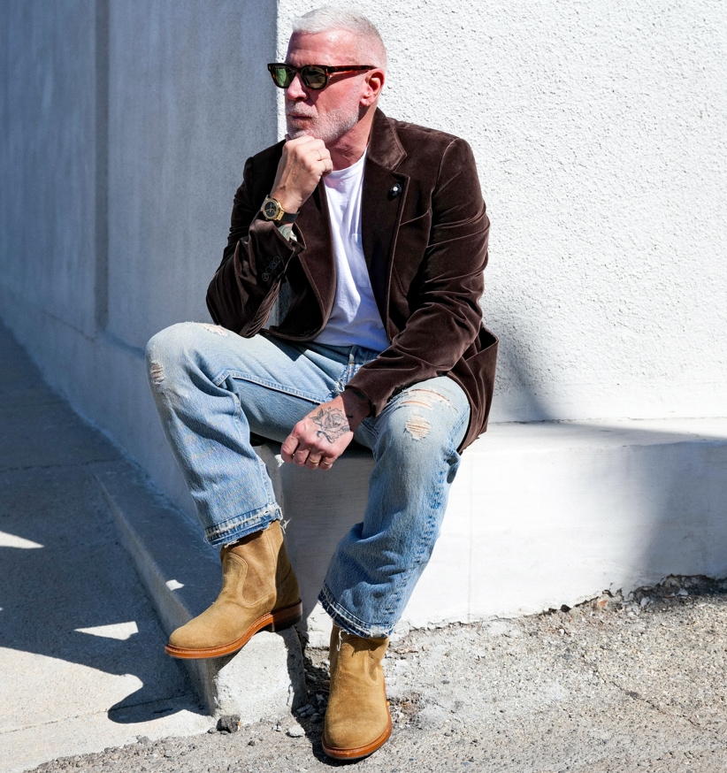 Nick Wooster in Dallas Roper Boot