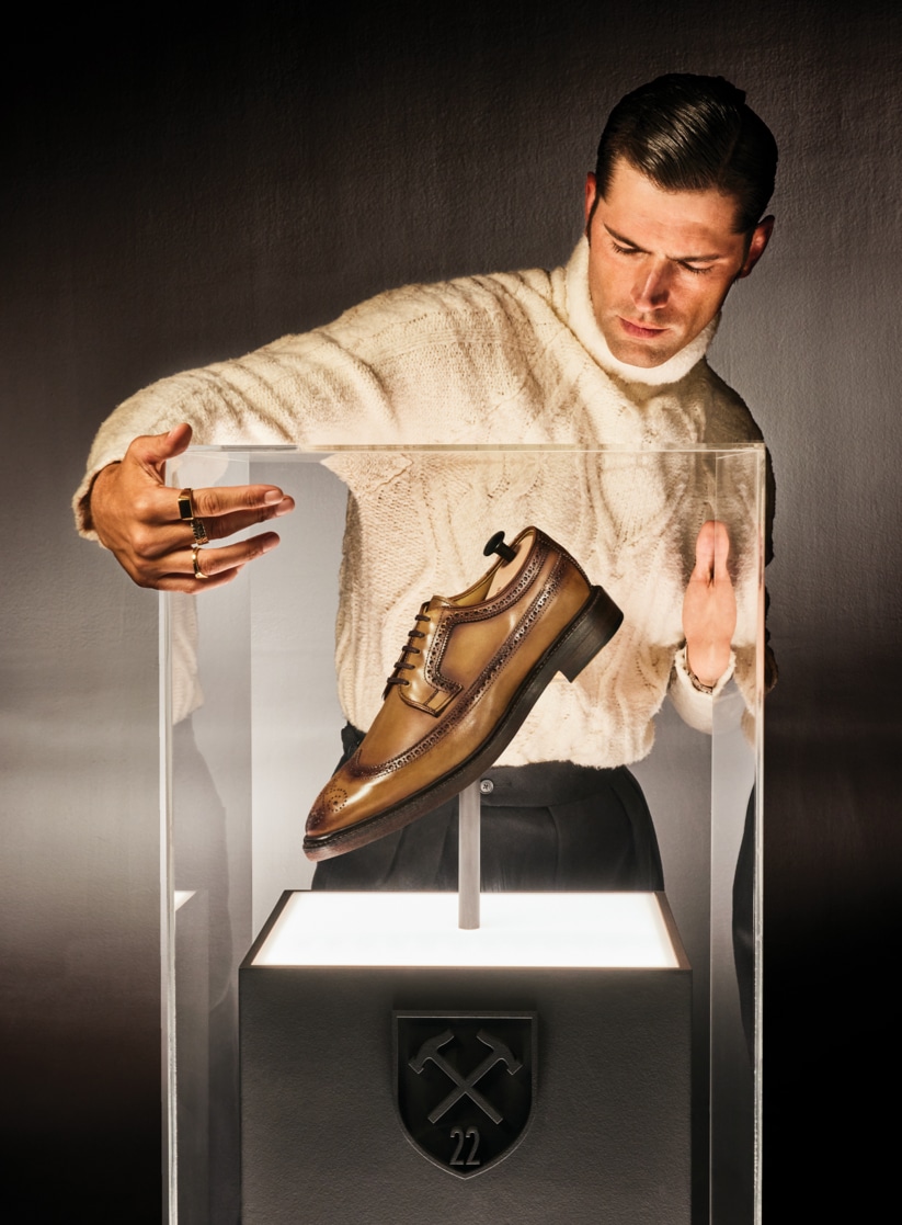 Sean O'Pry and the Mason Reserve Wingtip Derby
