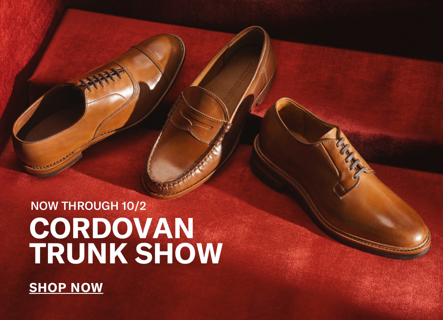 Shop the Cordovan Trunk Show