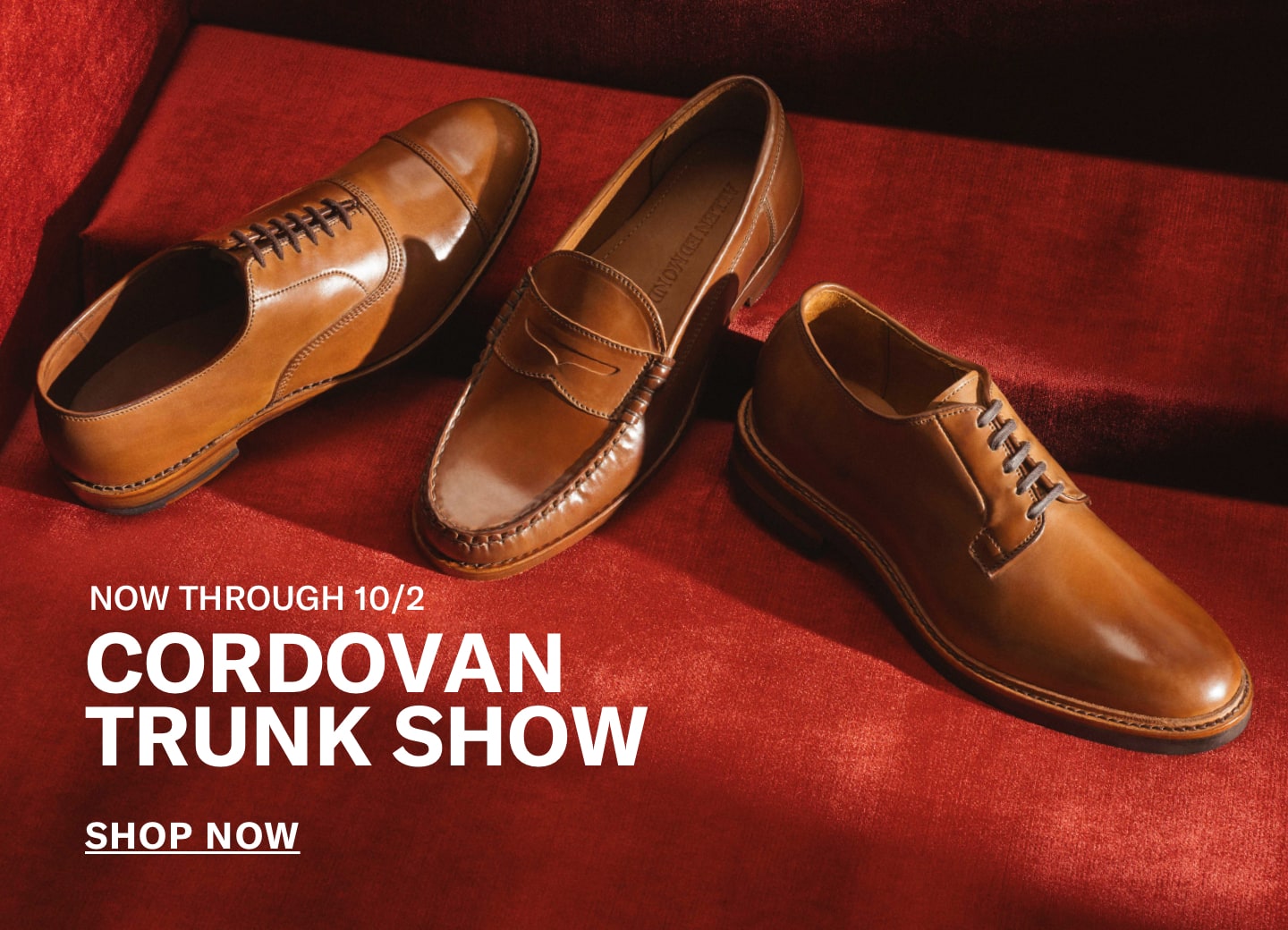 Shop the Cordovan Trunk Show