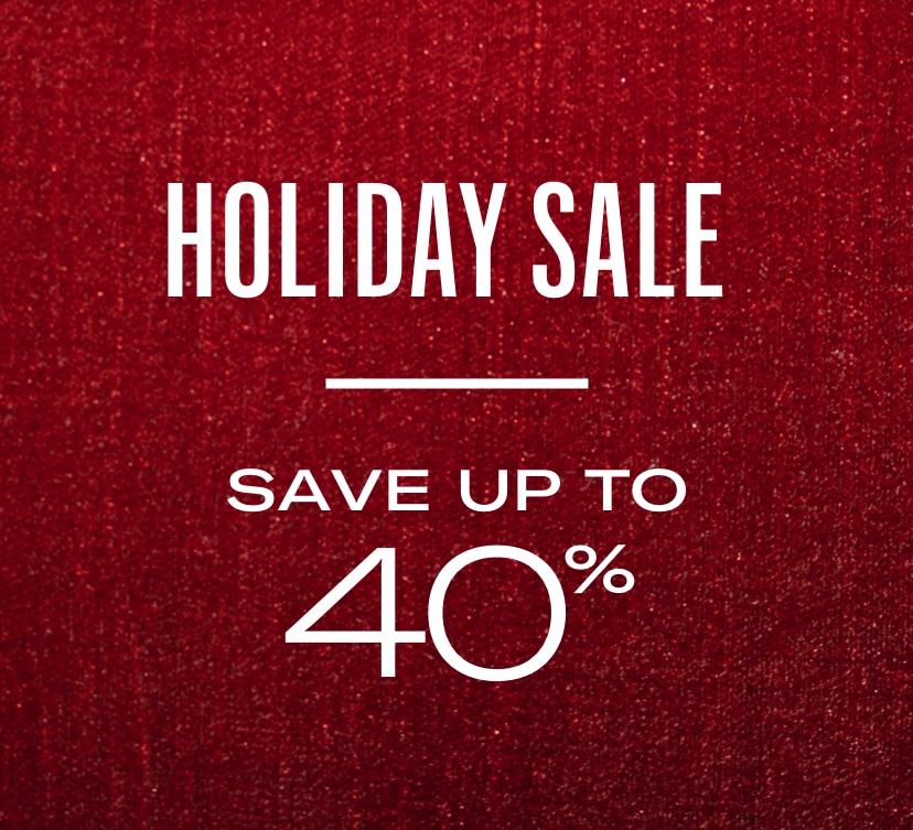 Holiday sale - save up to 40%