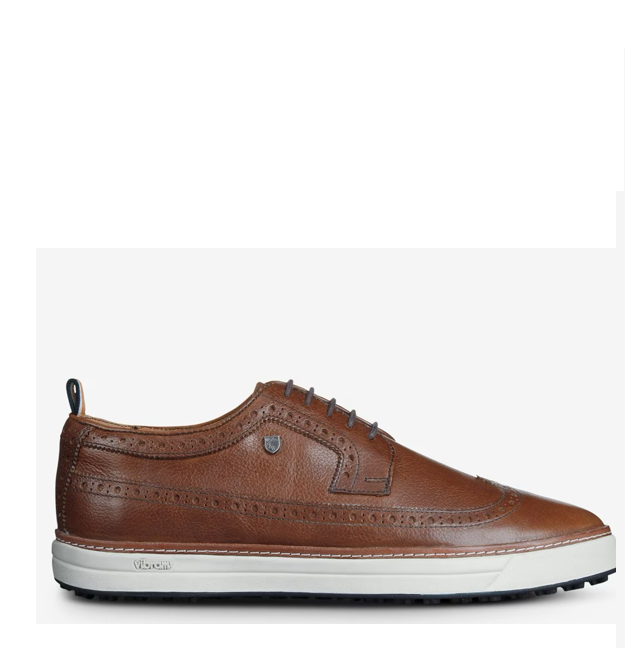 davis wingtip golf shoe