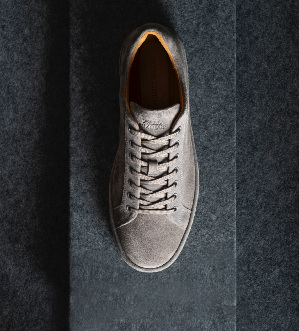 Oliver Slip On Stretch lace Sneaker in Grey Suede
