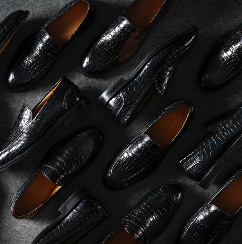 Randolph loafer in Crocodile