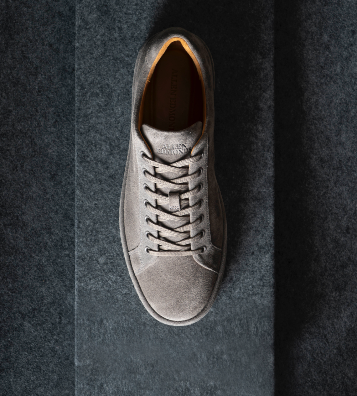 Oliver Slip On Stretch lace Sneaker in Grey Suede