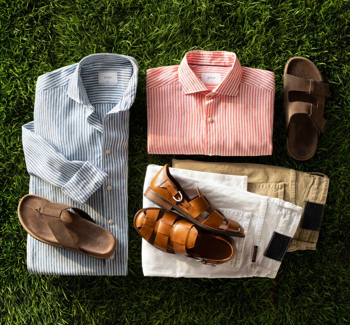 clothes and sandals