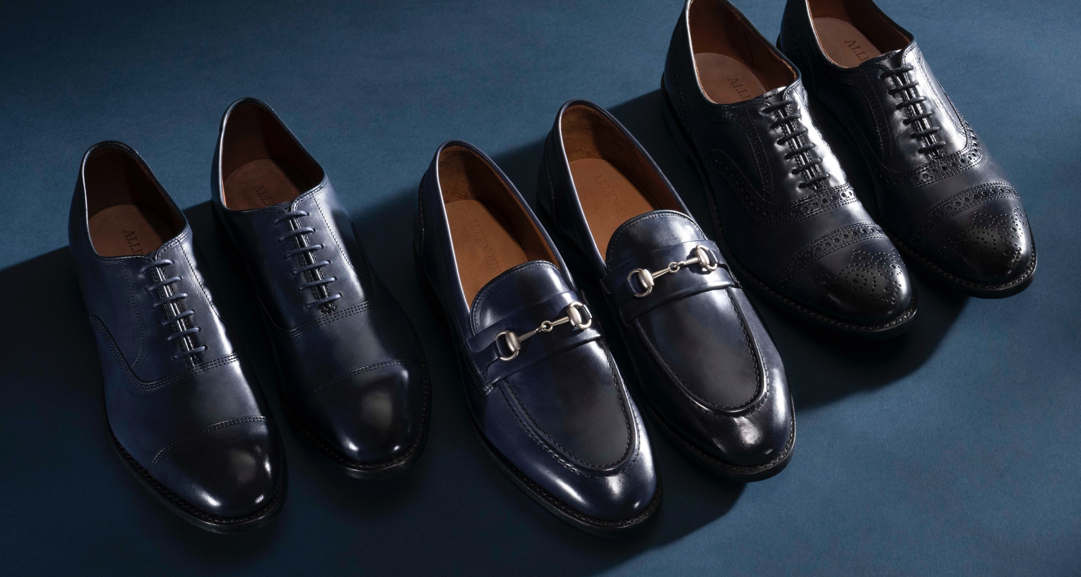 navy blue dress shoes