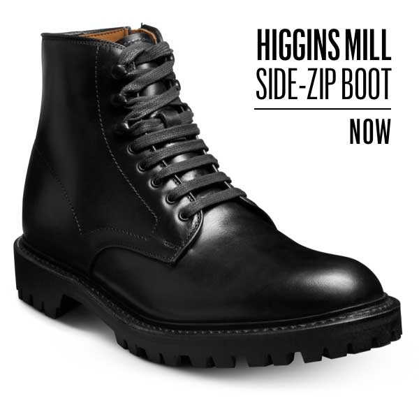 Higgins Mill side zip Boot, now