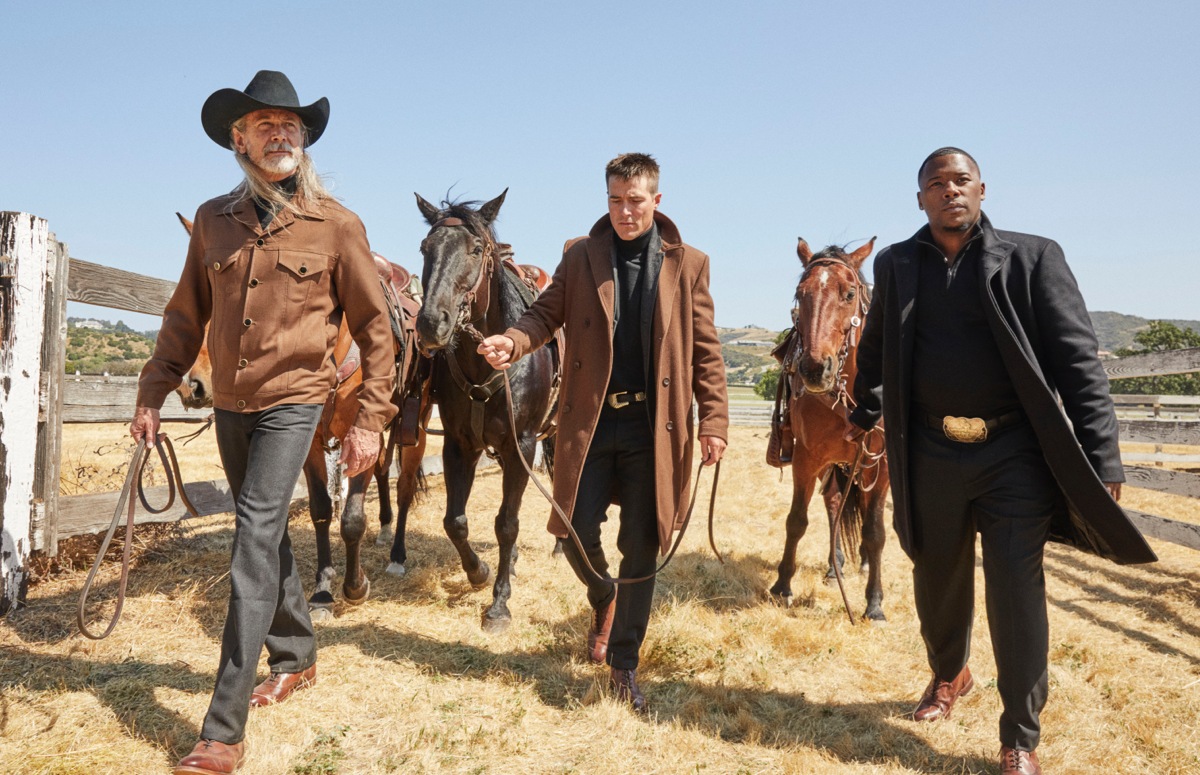 patrick zane and jalen leading horses