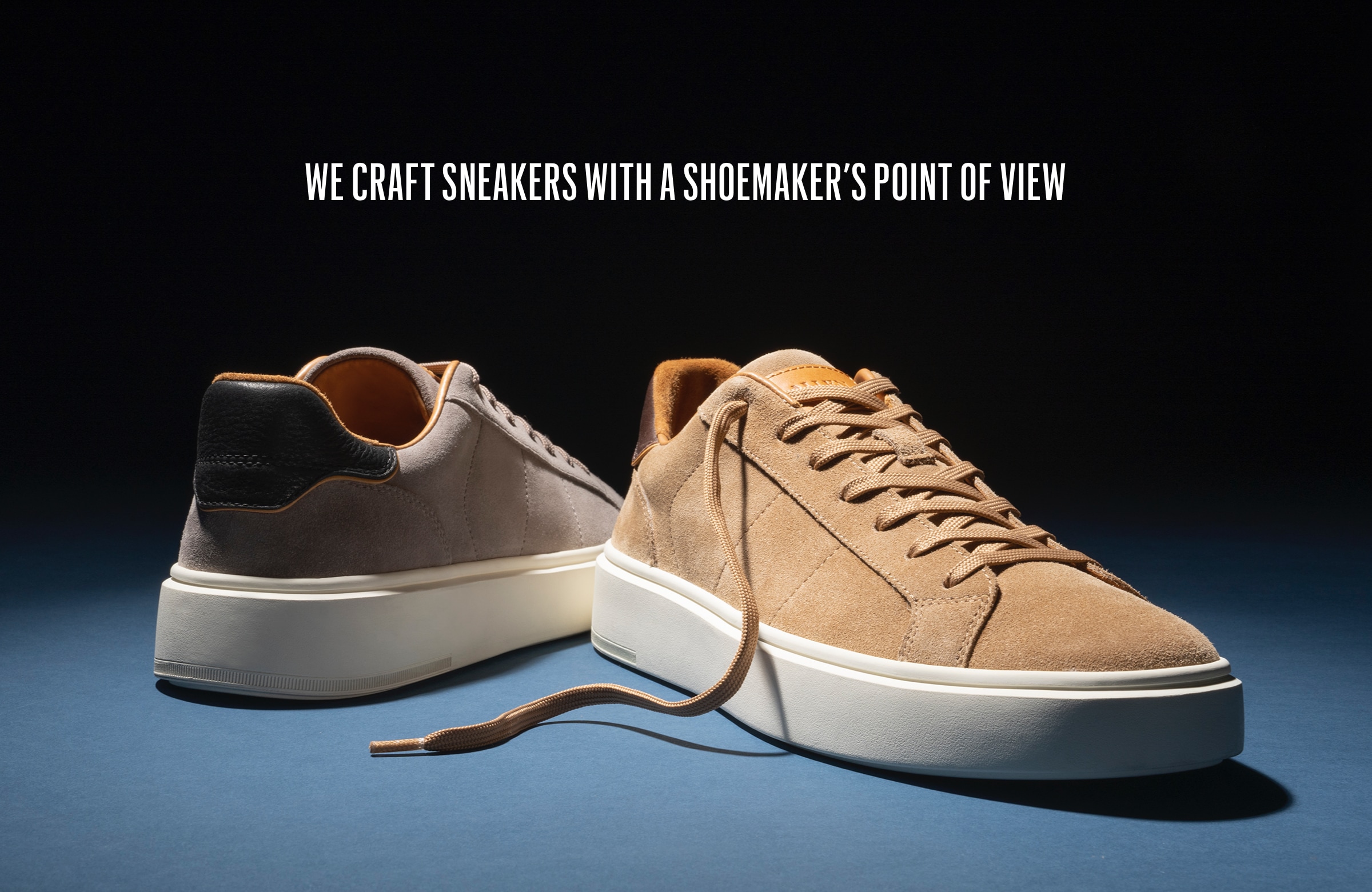 We craft sneakers with a shoemakers point of view