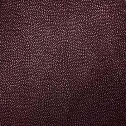 Burgundy football grain leather