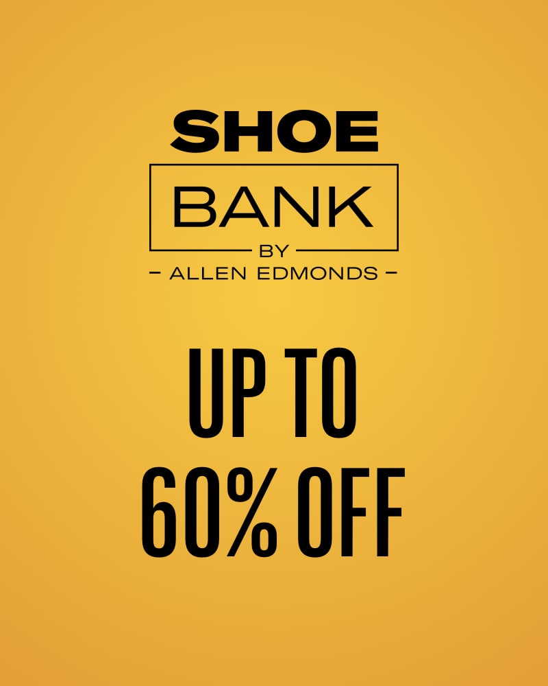 Shoebank by Allen Edmonds, save up to 60% off