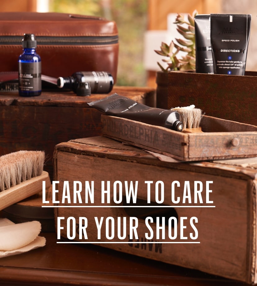 Learn how to care for your shoes