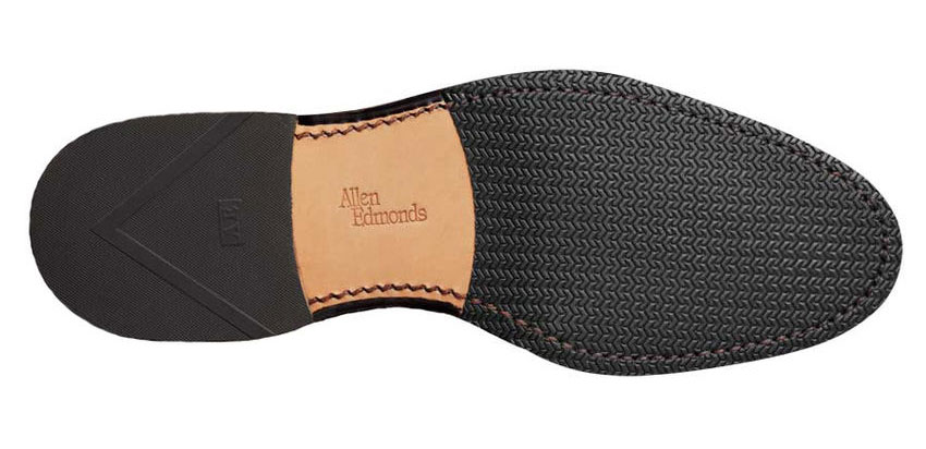 V-tread rubber soles