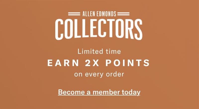 Limited Time Exclusive! Earn 2X Points on every order. Become a Collector today