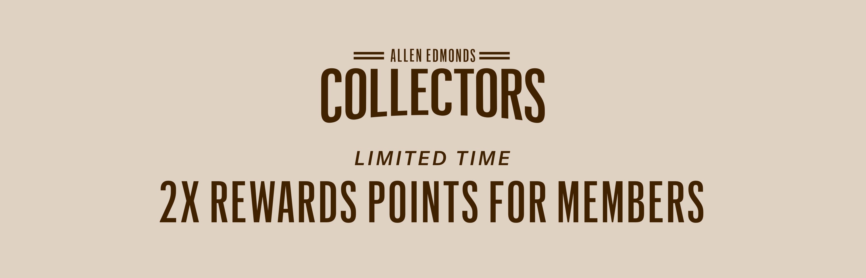 Limited Time - 2X Rewards Points For Members