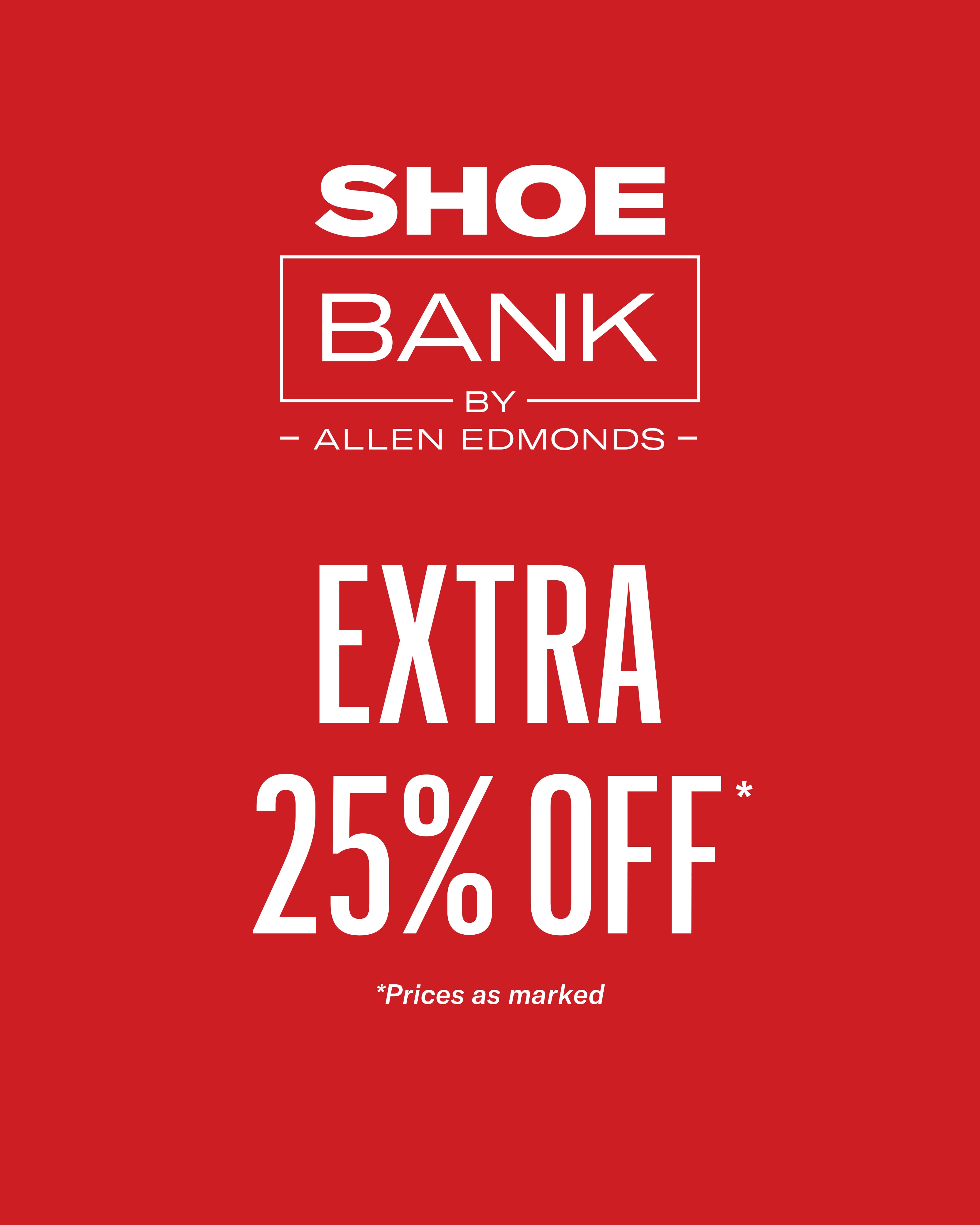 Extra 25% Off sitewide