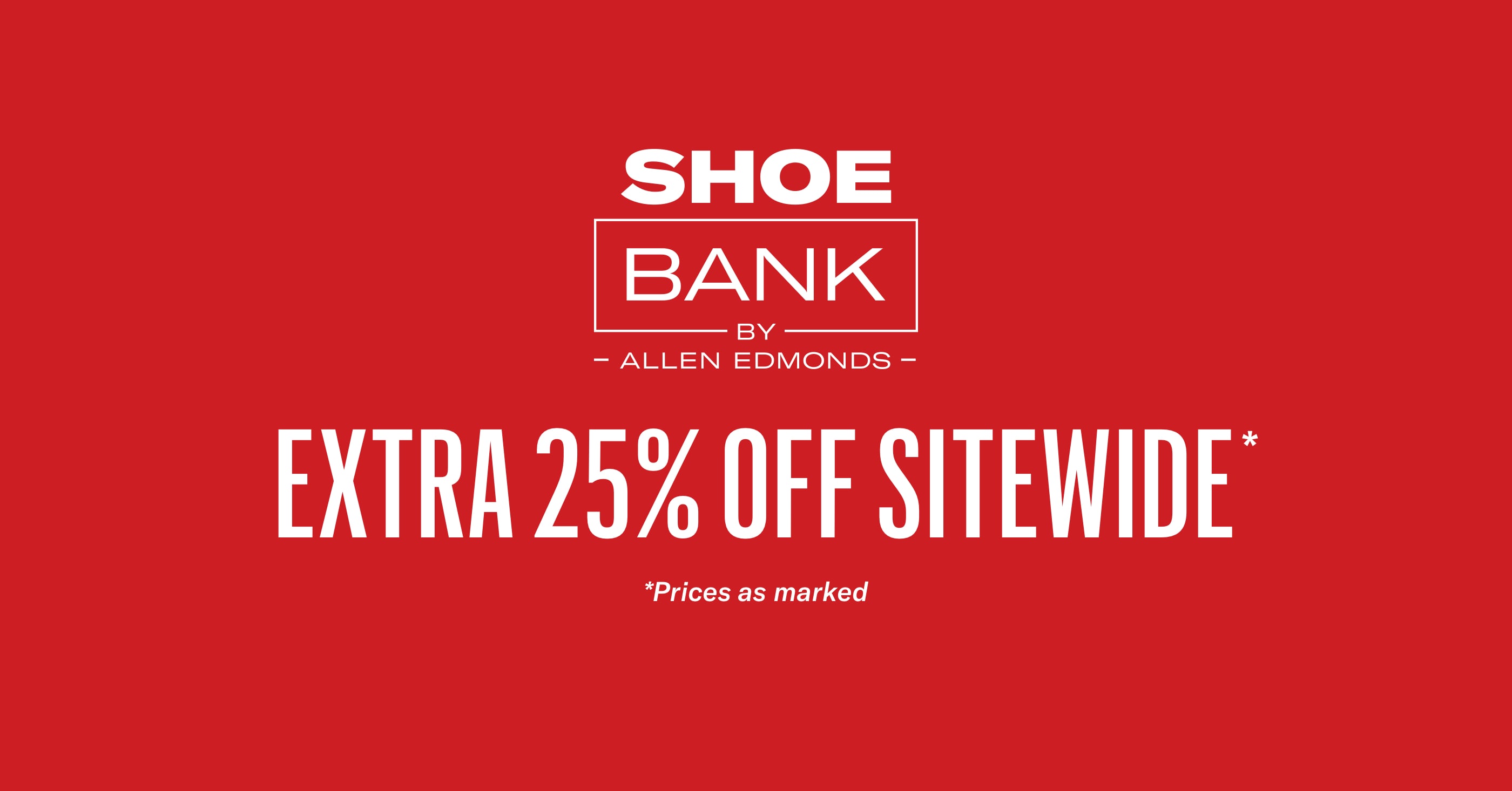Extra 25% Off sitewide