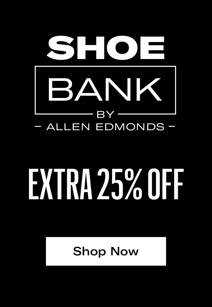 Limited Time Extra 25% off Shoe Bank