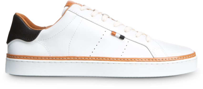 White Laceup Sneaker