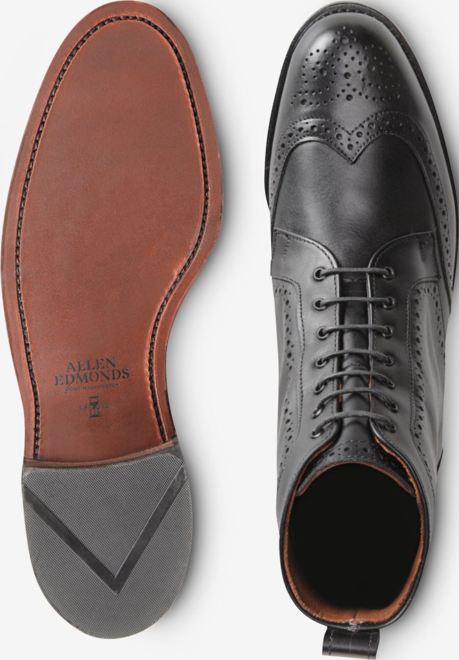 Allen edmonds dalton wingtip dress boots shop