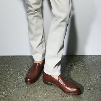 Allen Edmonds Randolph Penny Loafer in Dark Chill Leather Brown Size: 11.5 Randolph Penny Loafer | Men main image 4
