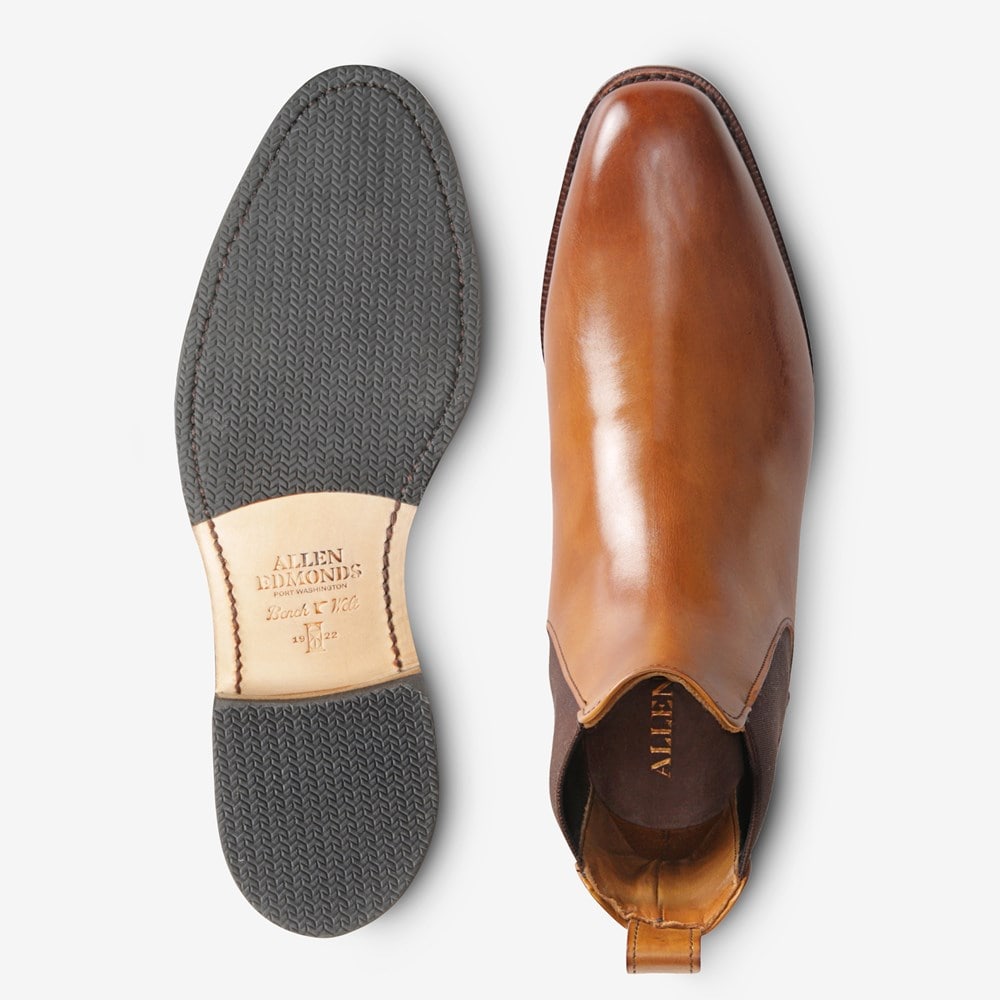 Allen Edmonds USA製 本革 チャッカブーツ ブラウン 12 Allen Edmonds Bleecker Street Men's Brown Shell Cordovan