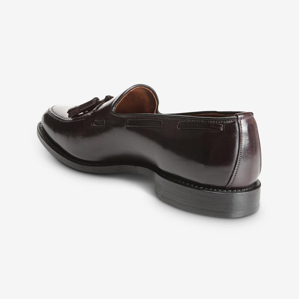 Grayson Shell Cordovan Tassel Loafer Grayson Shell Cordovan Tassel Loafer