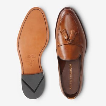 Allen Edmonds Tassel Loafers Men\'s 8.5 D Brown Leather Slip On Dress Shoes Allen Edmonds Tassel Loafers / US Men main image 3