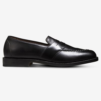 Allen Edmonds CAVANAUGH Walnut Mens US8.5D Leather USA Penny Loafers Shoes