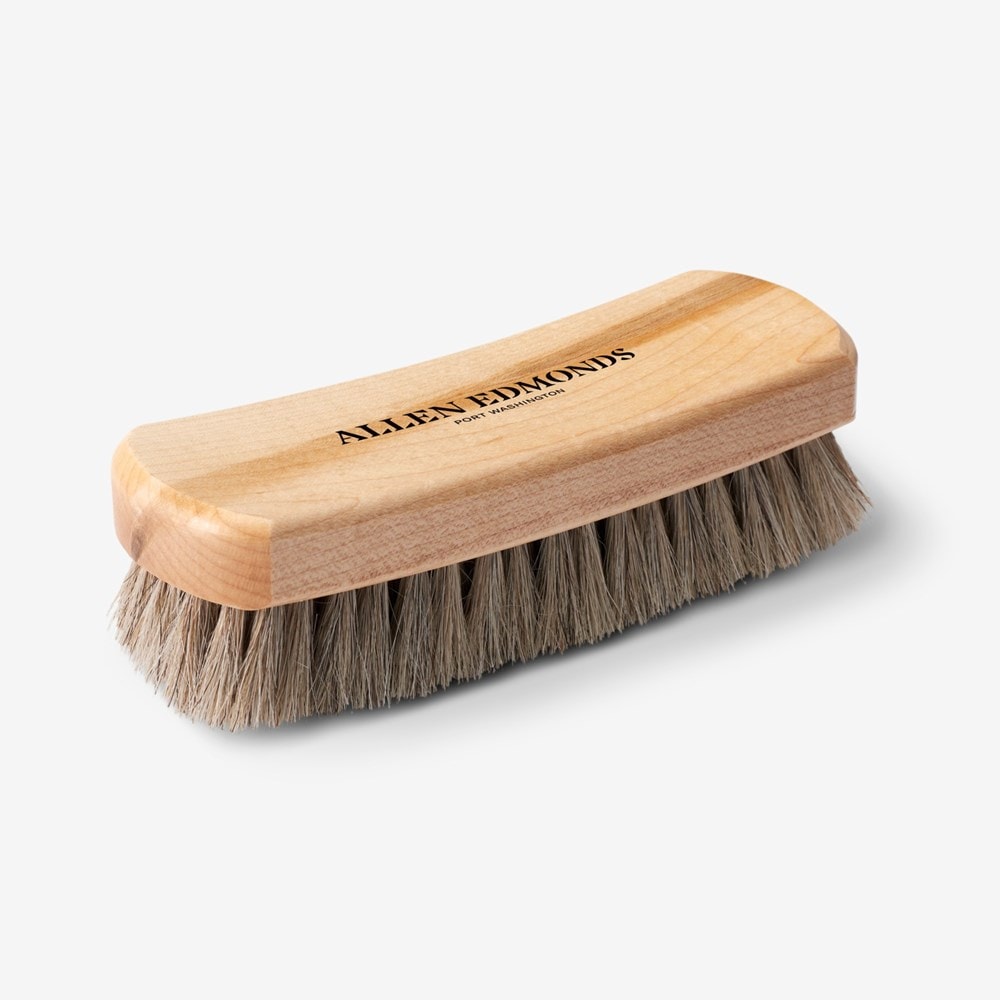 Allen Edmonds Horsehair Shine Brush Findings Cedar Brown : N/A