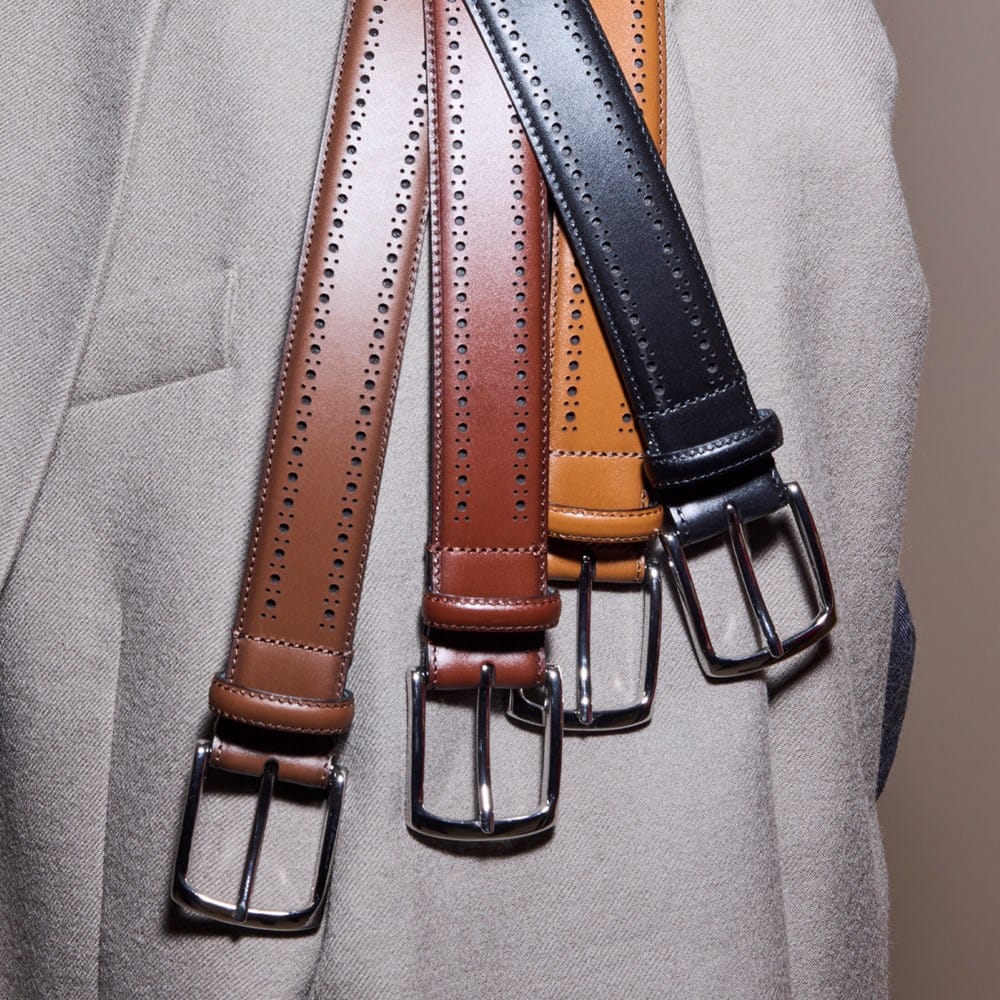 Allen Edmonds Walnut Brown Leather Oxfords with Matching Belt Allen Edmonds 2014 Holiday Gift Guide by Allen Edmonds Shoe  main image 2