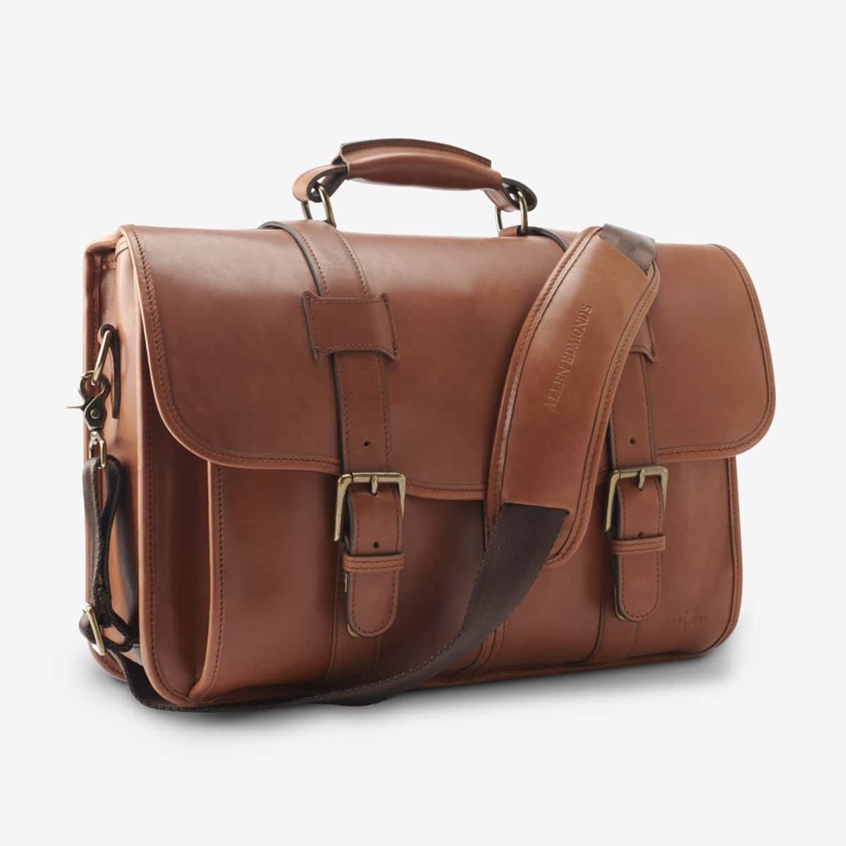 Saddle Leather Collection - Double Flap Briefcase | Men's Bags