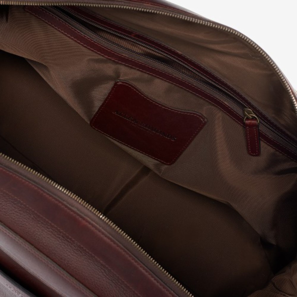 Leather Duffle Bag - Men's Brown Weekender Bag from Satchel & Page