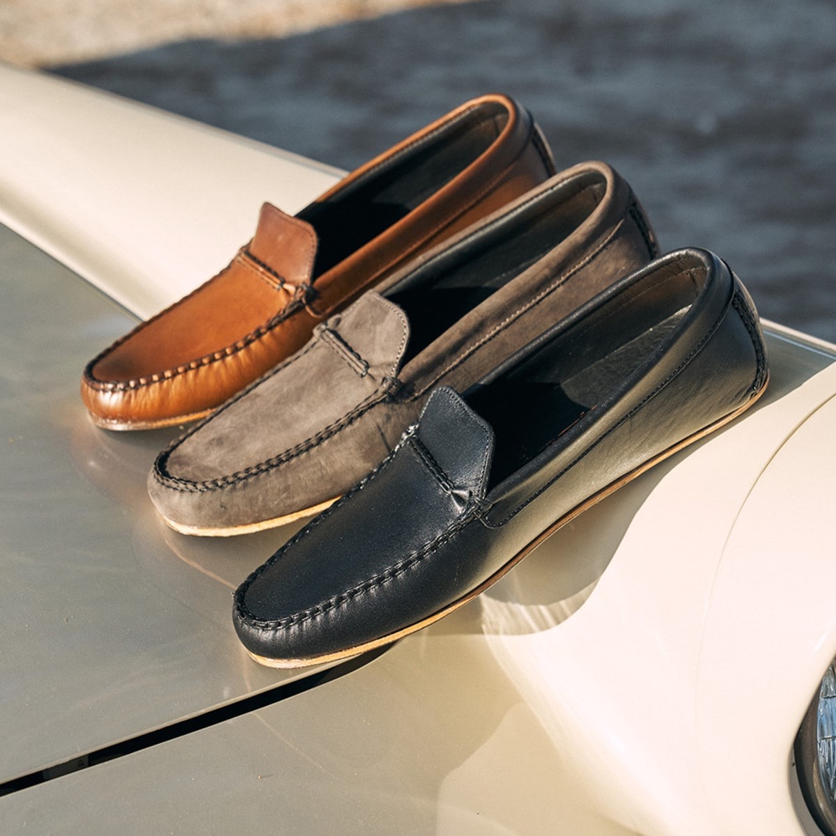 Mens Leather Loafers