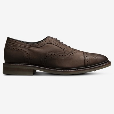 Strandmok Cap-Toe Oxford with Dainite Rubber Sole Brown | Men's Casual ...