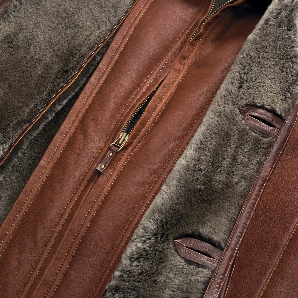 Silky Shearling Jacket Men s Outerwear Allen Edmonds