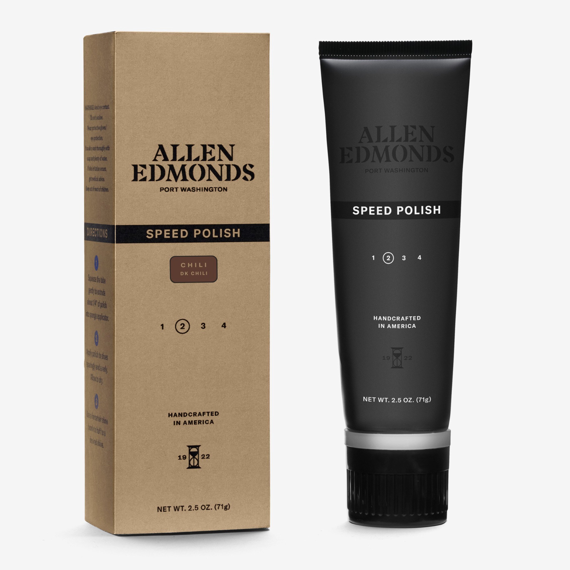Allen edmonds chili shop polish
