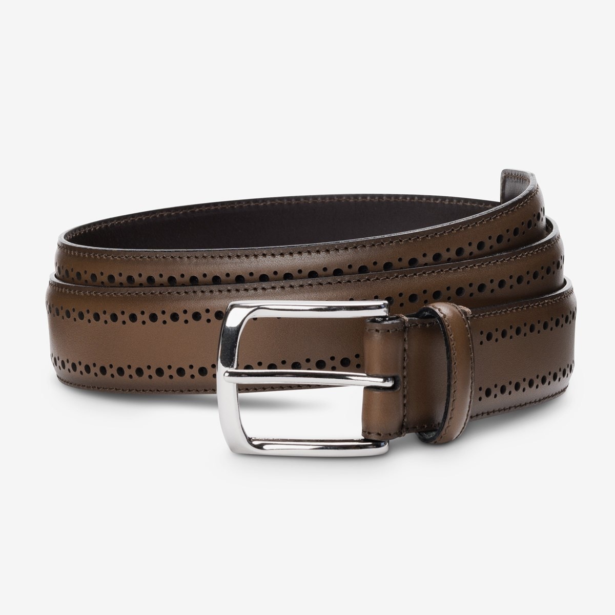Allen Edmonds アレンエドモンズ　レザーベルト　本革　USA製 Wide Basic Dress Belt | Men's Belts | Allen Edmonds