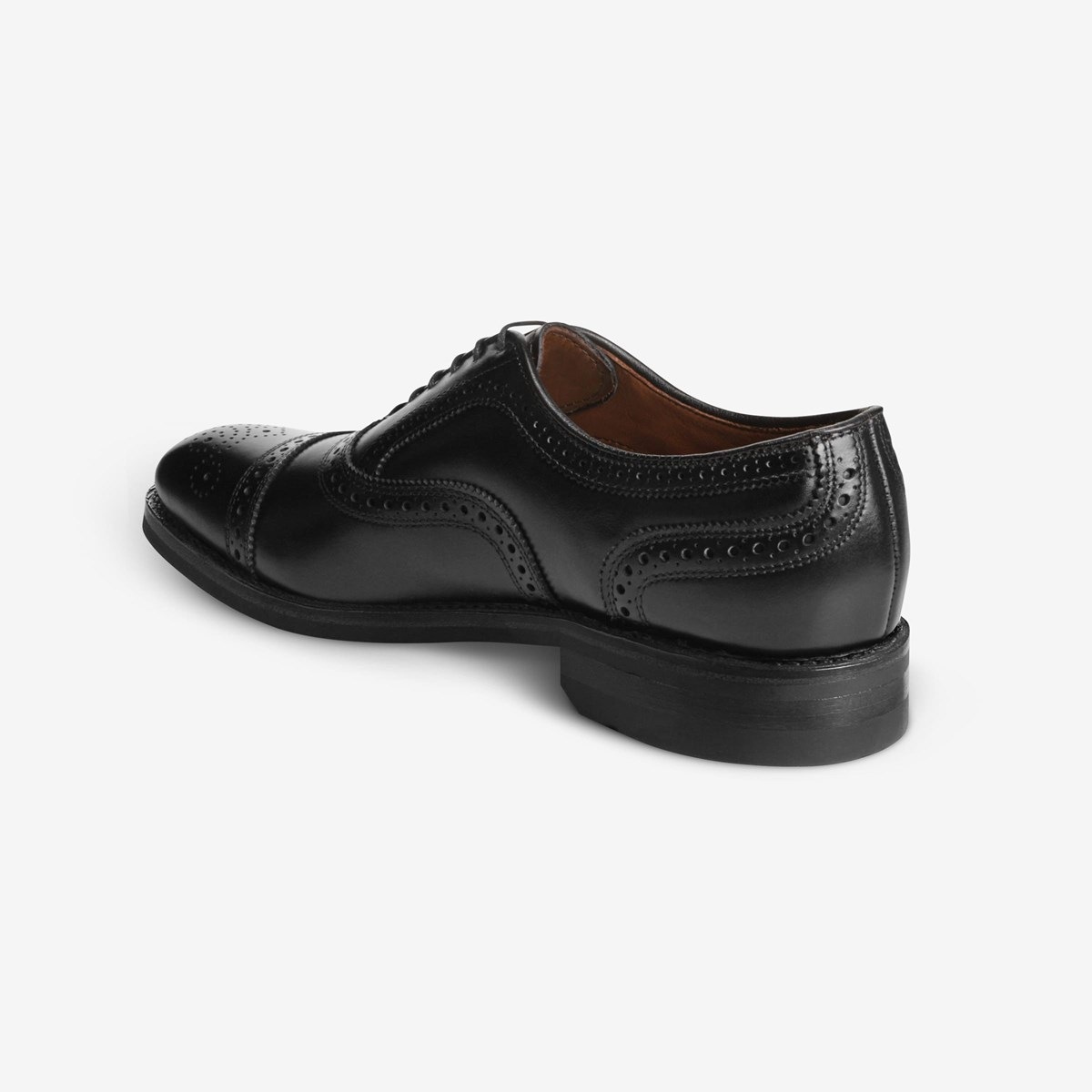 allen edmonds black cap toe
