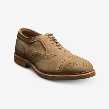 Strandmok Cap toe Oxford with Dainite Rubber Sole Men s Dress Allen Edmonds