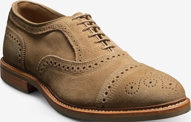 Strandmok Cap toe Oxford with Dainite Rubber Sole Men s Dress Allen Edmonds